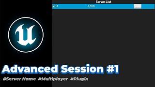 Advanced Session Plugin #1 | Server Name | Multiplayer Blueprint