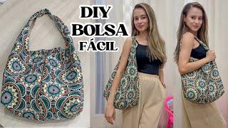 BOLSA de tecido FÁCIL para INICIANTES | DIY Bag Very Easy