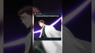 It's all about Aizen's Plan  #anime #bleachanime #animeedit #bleach #aizen #ichigo #viralshorts#fyp