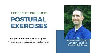 Postural Exercises with Eric Fontaine, PT, DPT