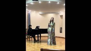Полина Аношина. Испанская народная песня «Del cabello mas sutil» в обработке Фернандо Обрадорса