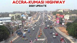 The ACCRA - KUMASI Highway UPDATE 2021 || KENTINKRONO - ASAFO LABOUR || Ashanti Region, Ghana.