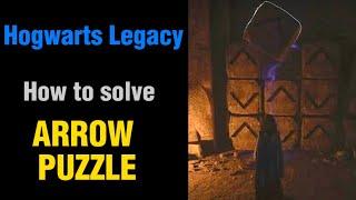 Hogwarts Legacy - How to solve arrow puzzle