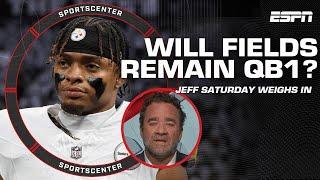 Jeff Saturday explains why the Steelers should stick with Justin Fields at QB1 | SportsCenter