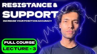 RESISTANCE & SUPPORT || INCREASE YOUR POSTION ACCURACY || FULL COURSE FREE