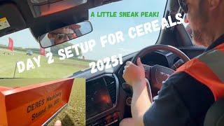 CEREALS 2025 DAY 2 SETUP WITH CERES MACHINERY - Fenland Farming Adventures