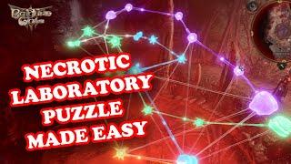 Necrotic Laboratory Brain Puzzle below Moonrise Towers! | Baldur's Gate 3