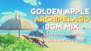 1 Hour Golden Apple Archipelago BGM Mix - Genshin Impact