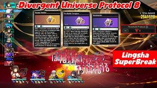 E0S0 Lingsha Super Break | Divergent Universe Protocol 8 | Honkai Star Rail 2.5