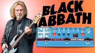 Geezer Butler's bass tone with TECH 21 Steve Harris pedal!