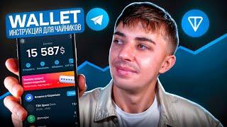 Кошелек от Telegram - Полная Инструкция по WALLET и TON Space Для Начинающих