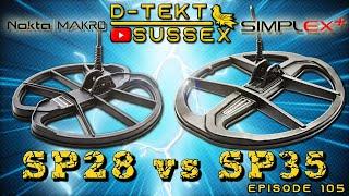 SP28 Vs SP35 Depth Test | Metal Detecting | Nokta Makro Simplex | Coil Copmparison | Episode 105