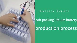 Soft pack lithium battery production process | #battery