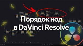 Порядок нод в DaVinci Resolve | Нодовая структура | Порядок коррекций