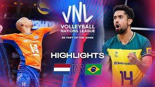  NED vs.  BRA - Highlights | Week 3 | Men's VNL 2024