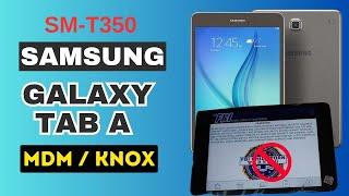 How to Remove Warnning On Samsung Galaxy Tab A (SM-T350) | SM-T350 Hard Reset | SM-T350 Knox