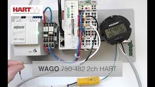 WAGO 750-482 2ch Analog Input HART Module w\ Rosemount Transmitter