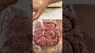 Cutting Burger Pattis Using Glass #viralvideo #youtubeshorts #asmr #food