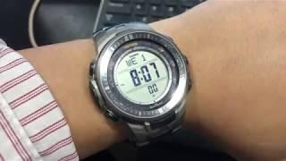 Casio PROTREK Titanium Triple Sensor Ver. 3 PRW 3000 T7 - on my wrist