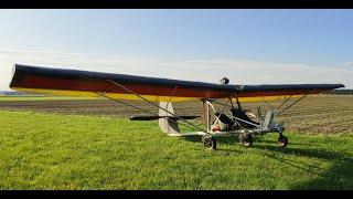 Skywalker ultralight aircraft short fly-gasm ;) 360 degree view Virtual Reality, VR camera