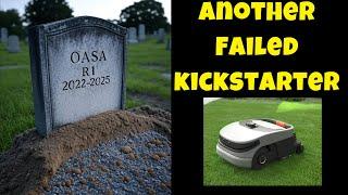 The Oasa R1 Robot lawnmower Kickstarter has failed