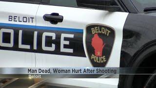 Beloit shooting leaves a man dead, woman hurt