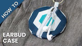 DIY Earbud Case | How to Make a Travel Earphone Holder