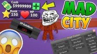 How to hack Mad city l XPFARM,TELEPORTS,GIVEGUNS