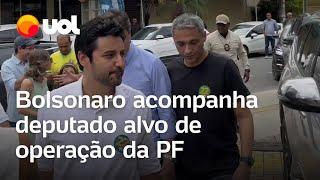 Bolsonaro acompanha deputado Gustavo Gayer durante votação em Goiânia