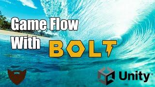 Messing around with Unity's Visual Scripting Language Bolt to manage Game Flow