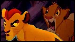 Kion defends Simba from hyenas (The Lion King Crossover)