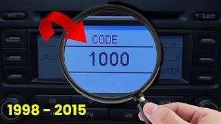 VW Radio Code Generator  Any model up to 2015