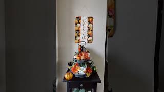 Halloween to Thanksgiving decor #sewing