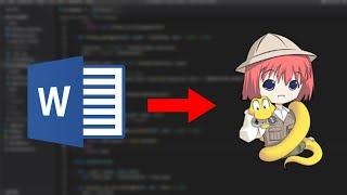 Write Your Renpy Visual Novel Using A Word Doc!