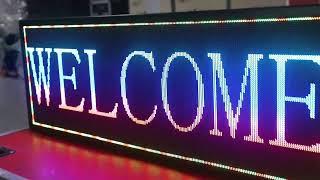 Full Color LED Sign Wifi Programmable Led Scrolling Display