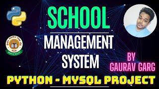 School management system | python mysql project