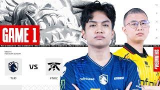 TEAM LIQUID ID vs FNATIC ONIC | Regular Season Week 6 Day 3 | Game 1 | #MPLIDS14