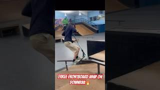 Fakee Frontboard Whip#scooter #envy #scoot #zerogravity #michigan #skatepark #fire #fye #steezy