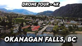 ️Okanagan Falls: A Drone Journey Over British Columbia's Hidden Gem 