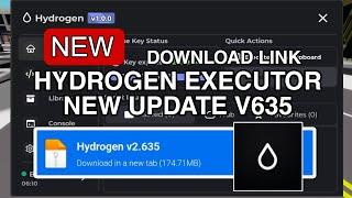 Roblox Hydrogen Executor New Update V635 Released | Hydrogen Mobile Executor Latest Version