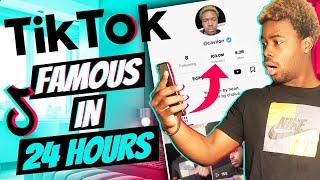 i tried becoming TIKTOK famous in 24 HOURS