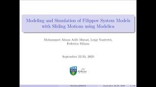 Modeling and Simulation of Filippov System Models with Sliding Motions using Modelica