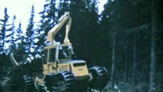 Valmet 882kk Feller Skidder with full tracks
