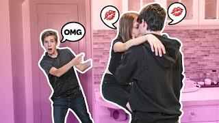 KISSING My CRUSH To See How My BEST FRIEND REACTS**CAUGHT KISSING PRANK**|Jentzen Ramirez