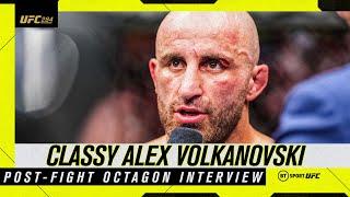 Alexander Volkanovski is all class in defeat following loss to Islam Makhachev!  UFC 284