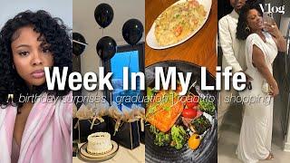 Vlog: Week In My Life| Roadtrip, Birthday Surprise, Date Night , Graduation, Shopping,Family +MORE