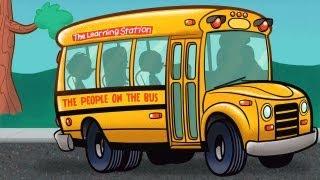 Wheels on the Bus Go Round and Round - Popular Children's Song - Kids Song by The Learning Station