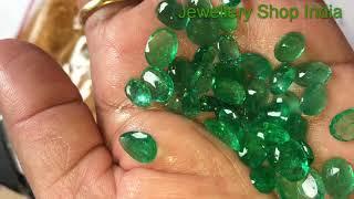 Natural #Emerald #Gemstone | visit – www.jewelleryshopindia.com  (Buy Online)