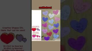 Bring Color and Joy to your Classrooms with Creative Shapes Etc. Heart Cut-Outs!