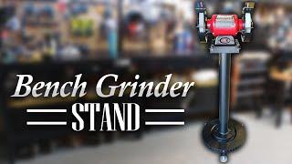 Bench Grinder Stand | DIY Grinding Pedestal Build Cheaper Than Harbor Freight's Best!